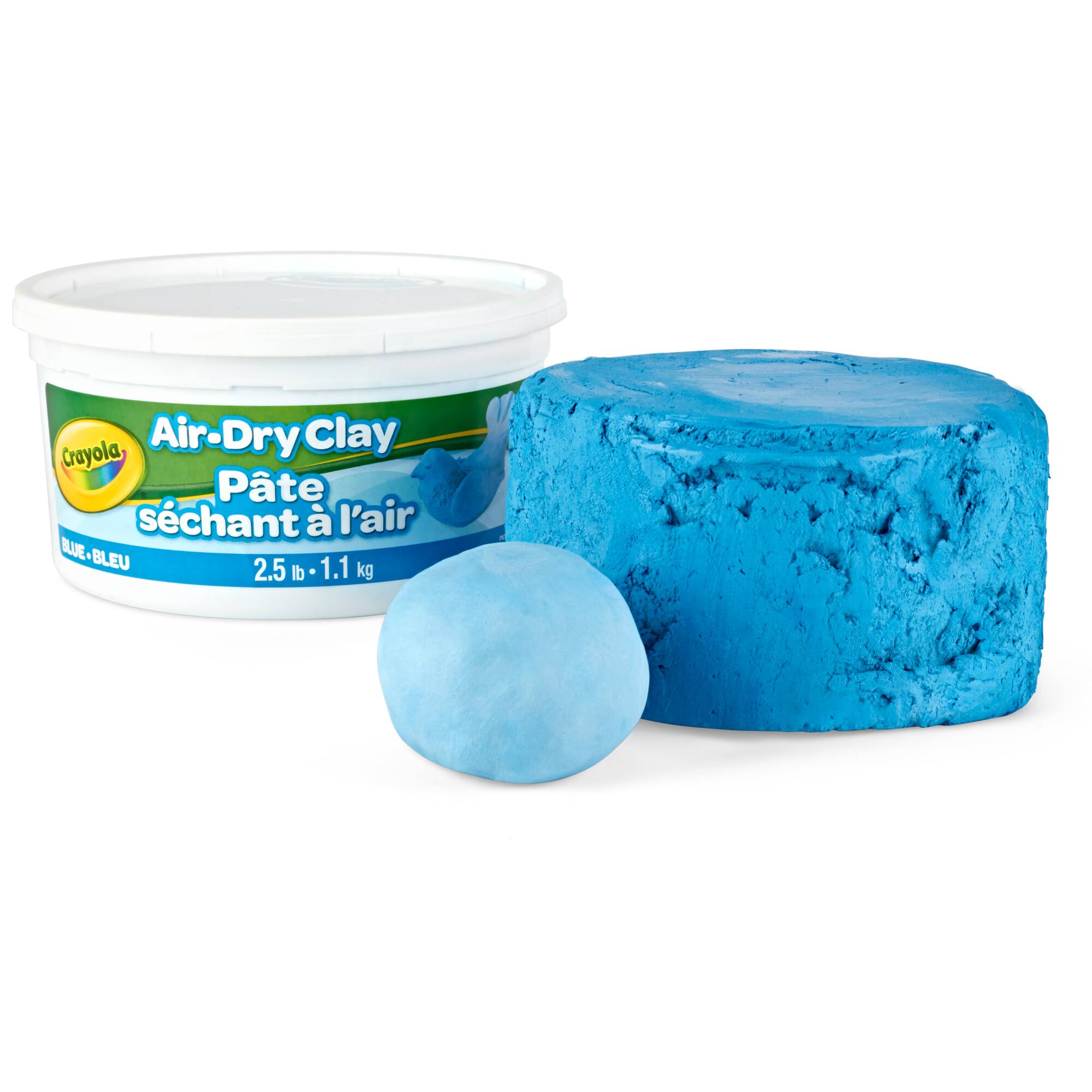12 Pack: Crayola® 2.5lb. Blue Air Dry Clay Tub